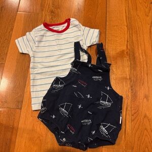 Nautical Kids Matching Set - Navy and White